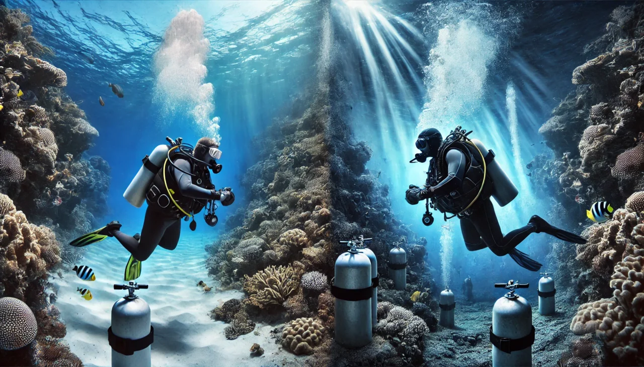 ¿Cuál es la diferencia entre Buceo Recreativo y Buceo Técnico?